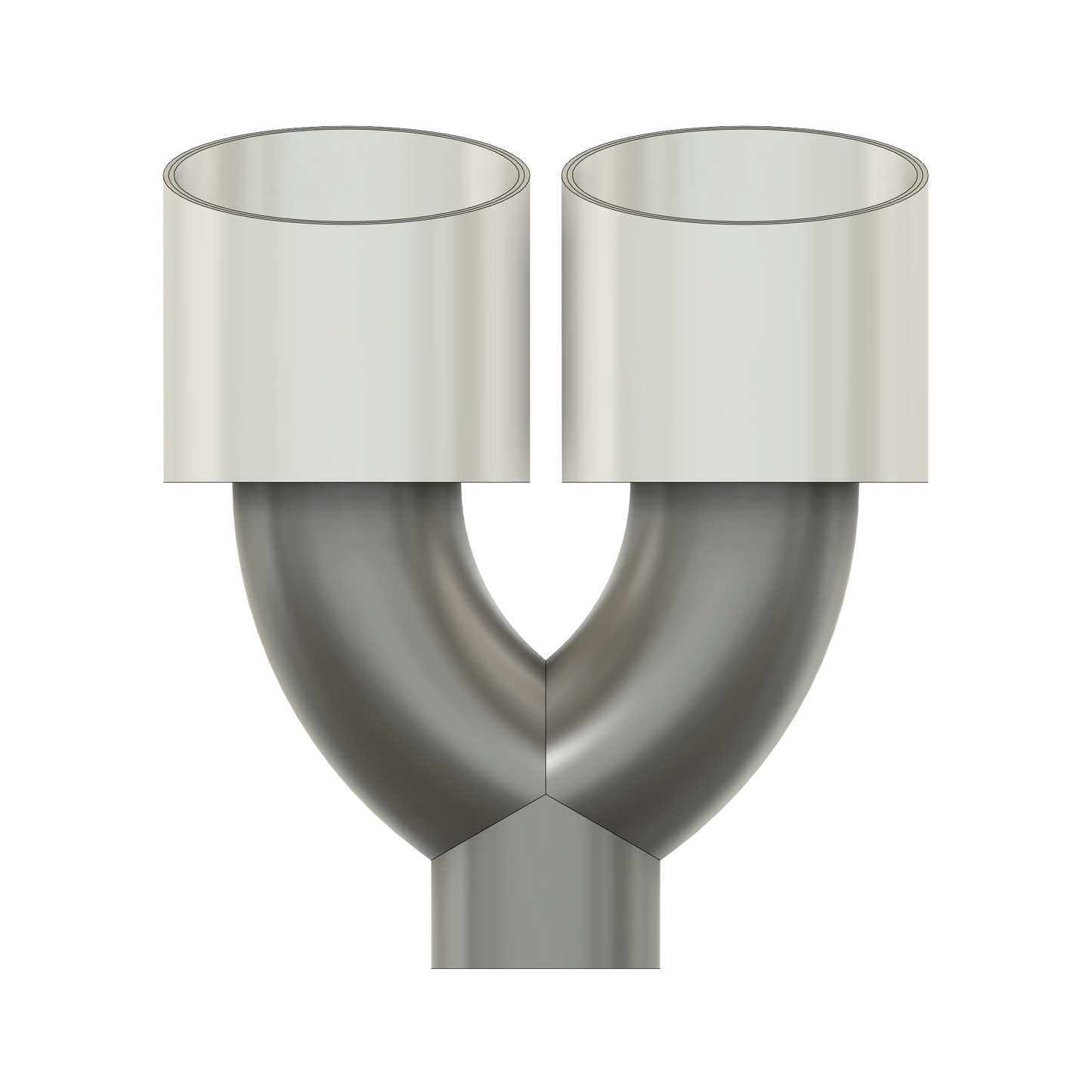 Y PIPE PARALLEL LONG RADIUS