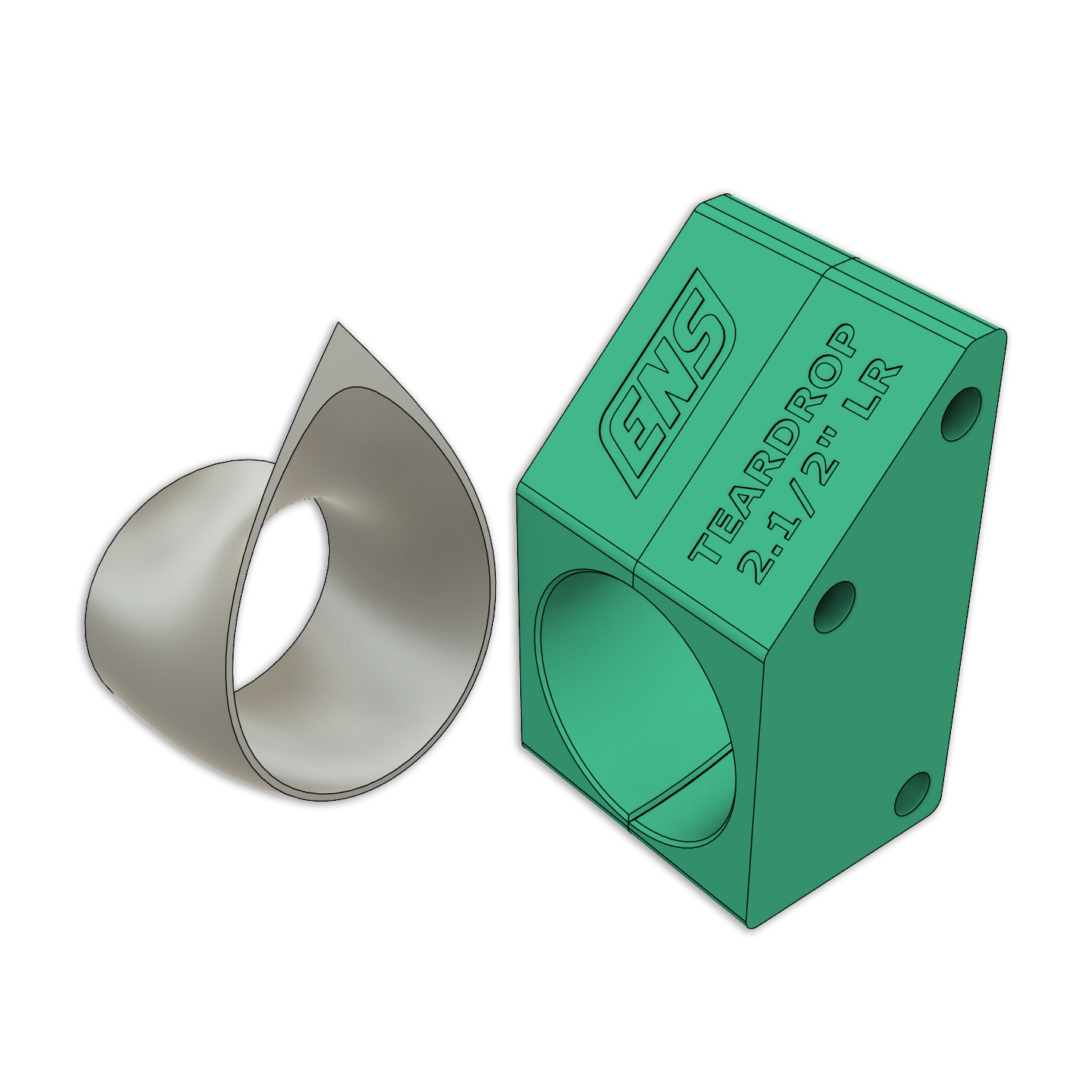 Gabarito de Corte Gota (teardrop)